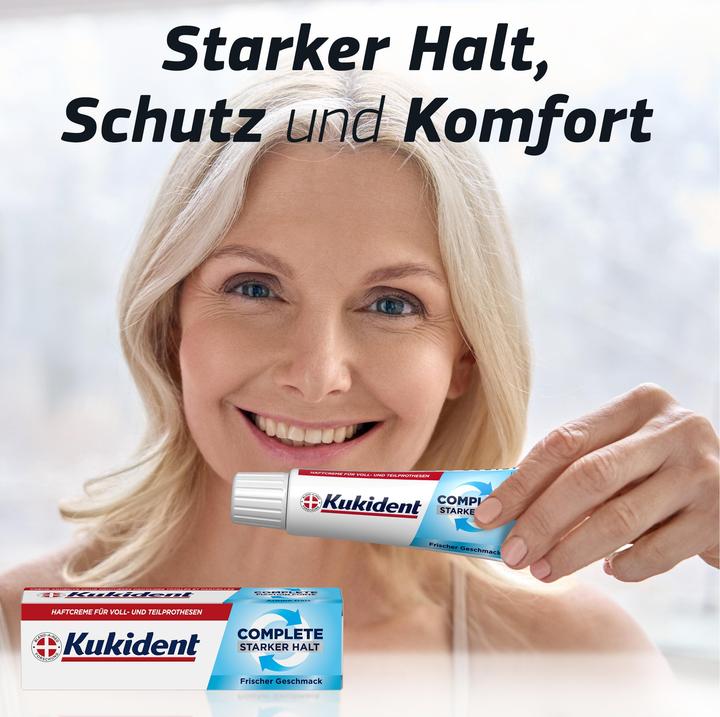 Produktbild Kukident Haftcreme Complete Frischer Geschmack 70g Haftcreme (70 ml)