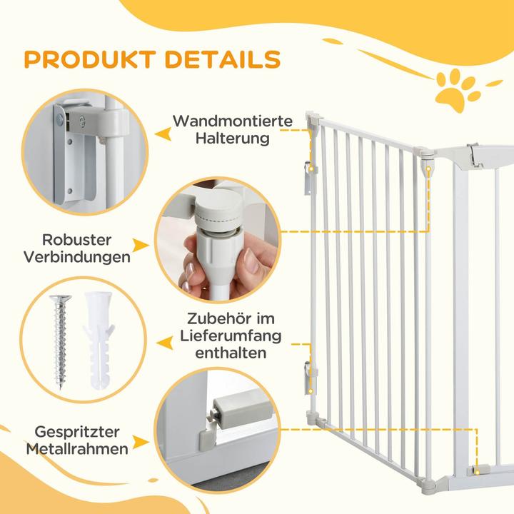 Produktbild PawHut Absperrgitter für Hunde