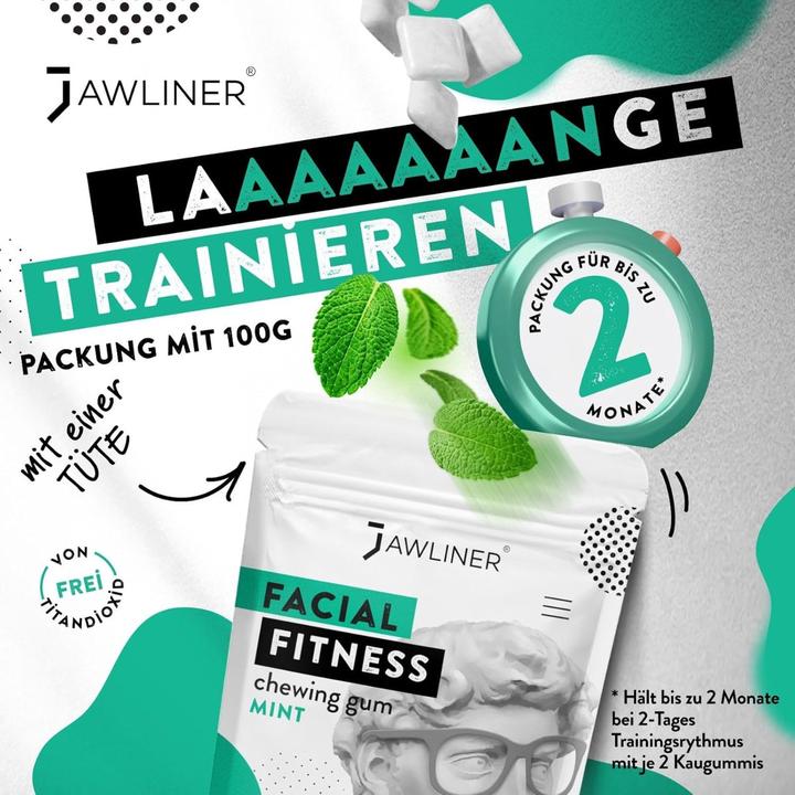 Produktbild Jawliner Fitness Chewing-Gum (60 Stück, Gummies)
