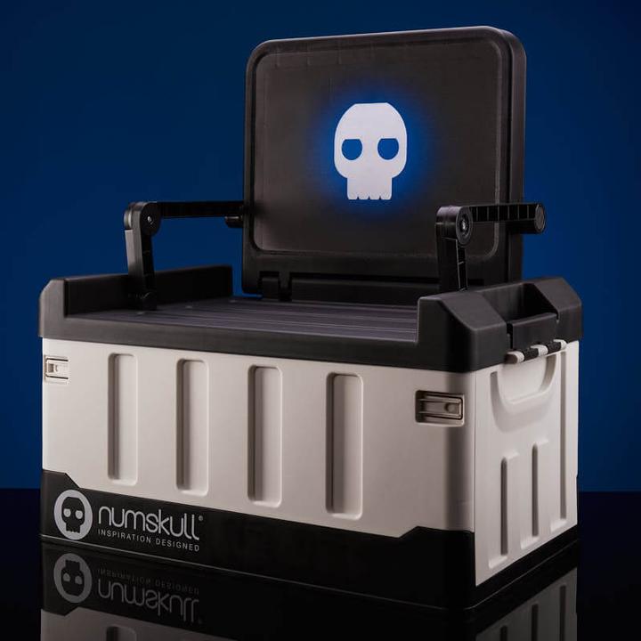 Actual product image Numskull Official PS5-Inspired Bedroom Storage Box with folding chair