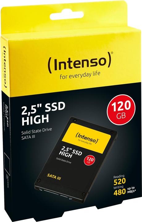 Actual product image Intenso high performance (120 GB, 2.5")