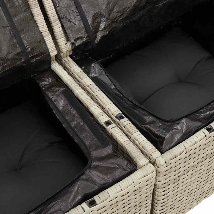 Produktbild VidaXL 10-tlg. Garten-Lounge-Set mit Kissen