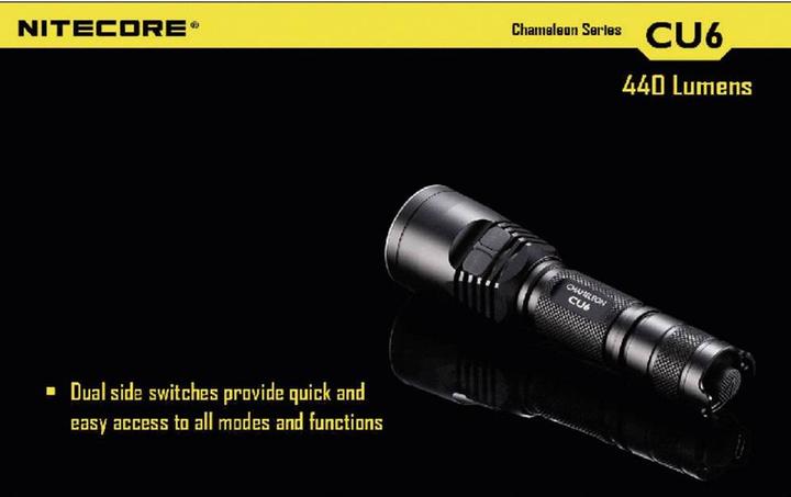 Produktbild Nitecore Chameleon CU6 mit UV-LED (14.30 cm, 440 lm)