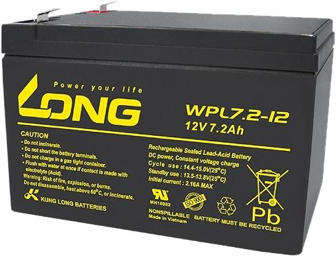 Immagine prodotto Long WPL7.2-12 WPL7.2-12 Batteria al piombo 12V 7.2Ah (AGM) (L x A x P) 151 x 102 x 65 mm Flachstec (1 pz., 7200 mAh)