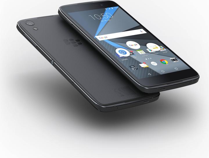 Actual product image BlackBerry Dtek50 (16 GB, Black, 5.20", Single SIM, 13 Mpx, 4G)