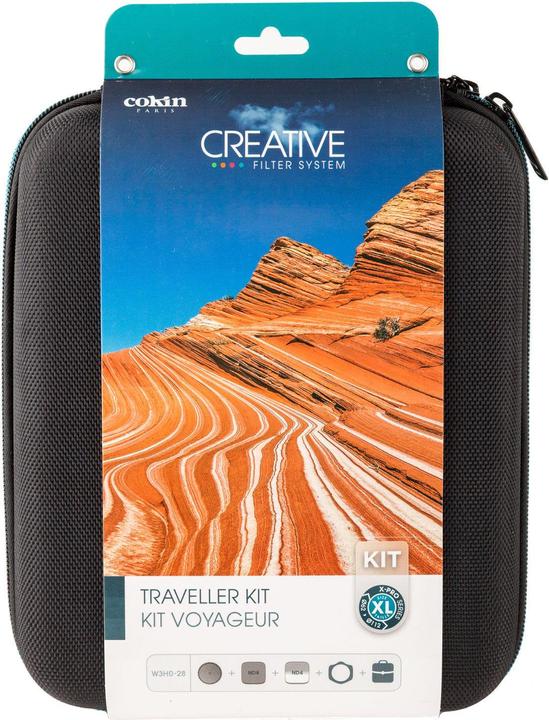 Actual product image Cokin W3H0-28 Traveler Kit (XL) (Neutral density filter, Polarizing filter, Filter adapter, 130 mm)