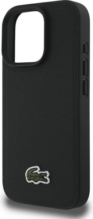 Produktbild Lacoste Set 2in1 Case + Cable USB-C Iconic Petit Pique Woven MagSafe for iPhone 16 Pro Max black (Apple iPhone 16 Pro Max)
