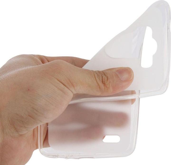 Produktbild König Design Ultra Dünn Schutzhülle Handytasche Etuis TPU für Handy LG Electronics G3 S Transparent Matt (LG G3 Stylus)