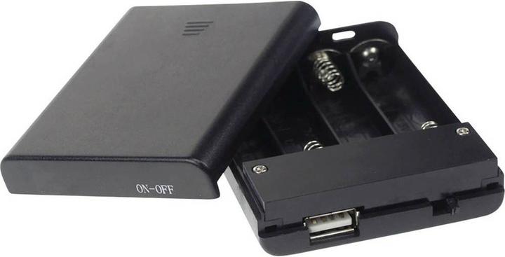Produktbild Velleman Batteriehalter 4x Mignon (AA) (L x B x H) 60 x 20 x 80 mm 720429