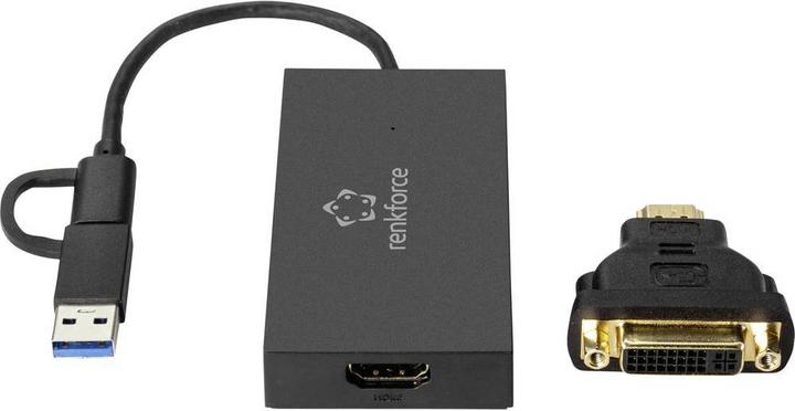 Immagine prodotto Renkforce RF-4715072 (USB-C, HDMI, DVI, USB-A, 4.60 cm)