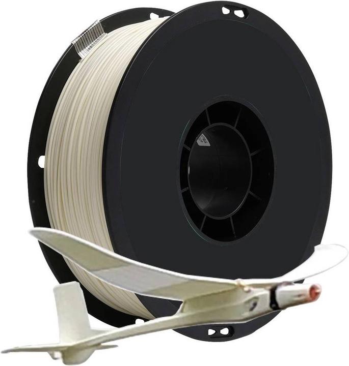 Actual product image Renkforce RF-5167480 PLA-LW Light Weight Filament PLA 1.75 mm 1 kg White (matt) (PLA, 1.75 mm, 1000 g, White)