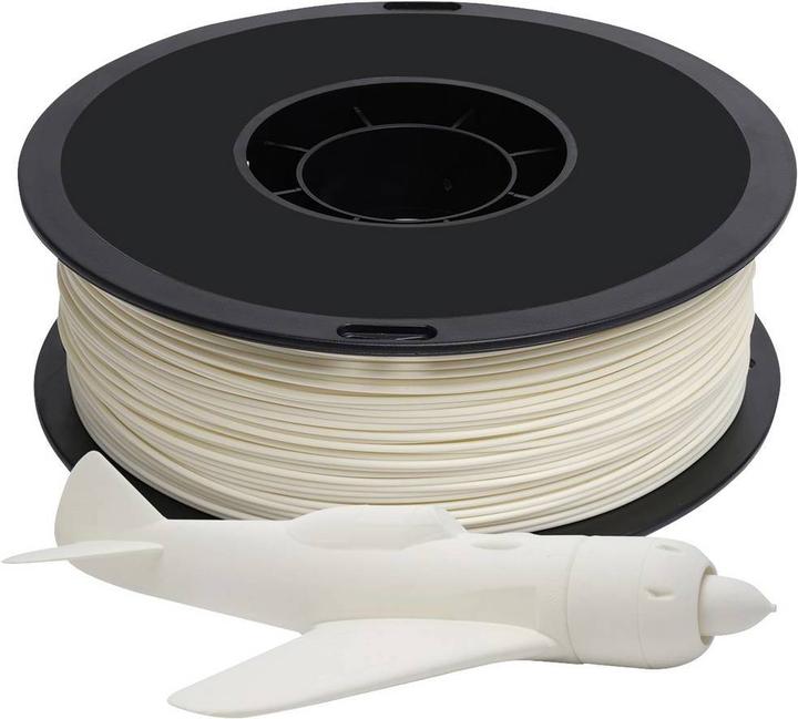 Actual product image Renkforce RF-5167480 PLA-LW Light Weight Filament PLA 1.75 mm 1 kg White (matt) (PLA, 1.75 mm, 1000 g, White)
