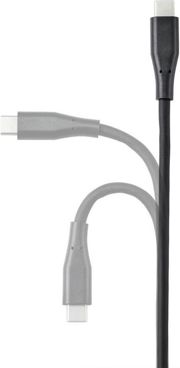 Produktbild Renkforce USB-Kabel USB 3.2 Gen1 3.0 3.1 USB-C Stecker 2.00 m Schwarz (2 m, USB 3.2 Gen 1, 15 W)