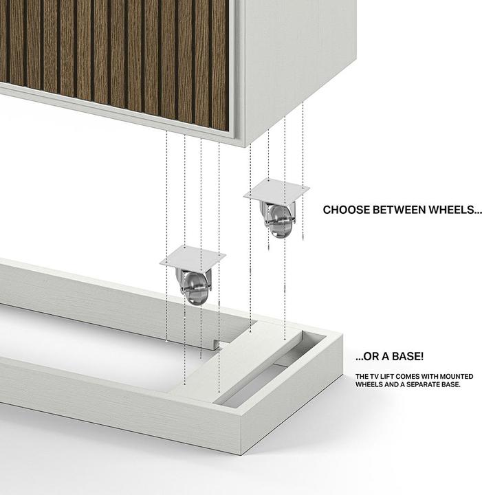 Produktbild Multibrackets TV-Lift Slim Möbel inkl. Liftsystem max. 50 kg
