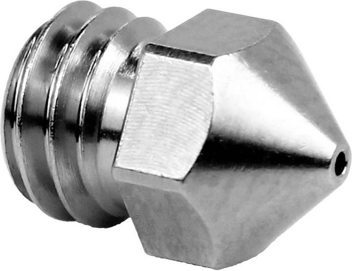 Actual product image MicroSwiss Nozzle 0.6mm for Creality CR-X, CR-X Pro, Sovol SV02 Brass Plated Wear (Blast pipe)