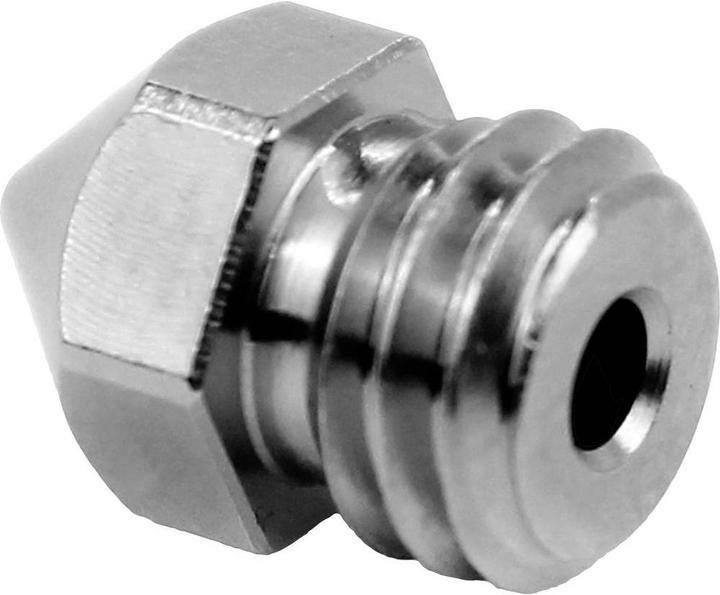Actual product image MicroSwiss Nozzle 0.6mm for Creality CR-X, CR-X Pro, Sovol SV02 Brass Plated Wear (Blast pipe)