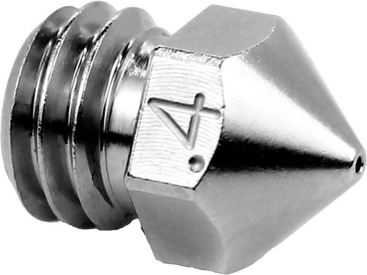 Actual product image MicroSwiss Nozzle 0.6mm for Creality CR-X, CR-X Pro, Sovol SV02 Brass Plated Wear (Blast pipe)