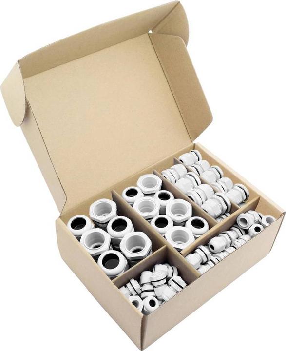 Produktbild Quadrios 2102CA113 Kabelverschraubung Sortiment PA66 Weiss 60 St.