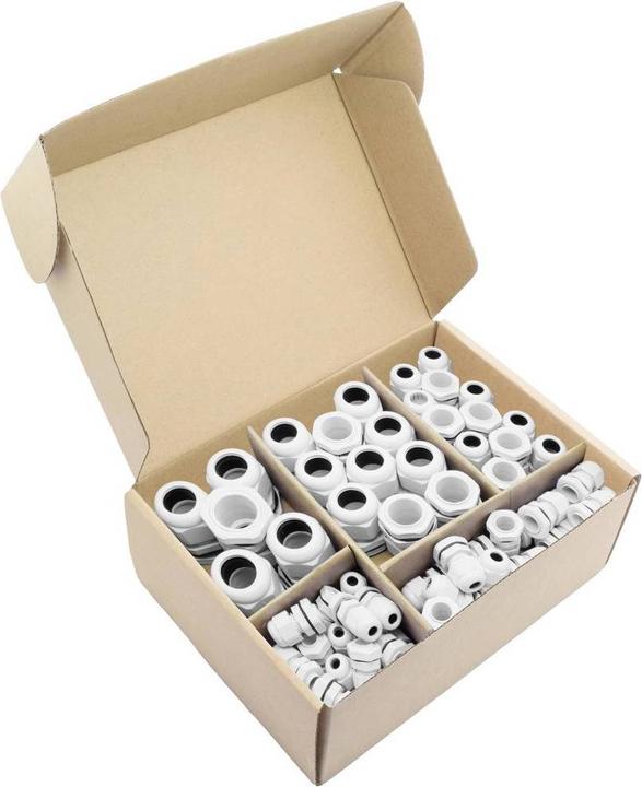 Produktbild Quadrios 2102CA114 Kabelverschraubung Sortiment PA66 Weiss 60 St.