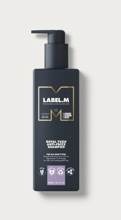 Actual product image Label.M Royal Yuzu Anti-Frizz Shampoo 300 ml (300 ml, Liquid shampoo)