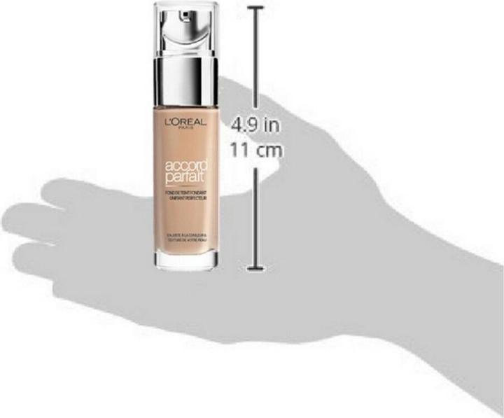 Immagine prodotto L'Oréal Paris ACCORD PARFAIT fondotinta acido ialuronico #7.D/W 30 ml (7.D, W Ambra dorata)
