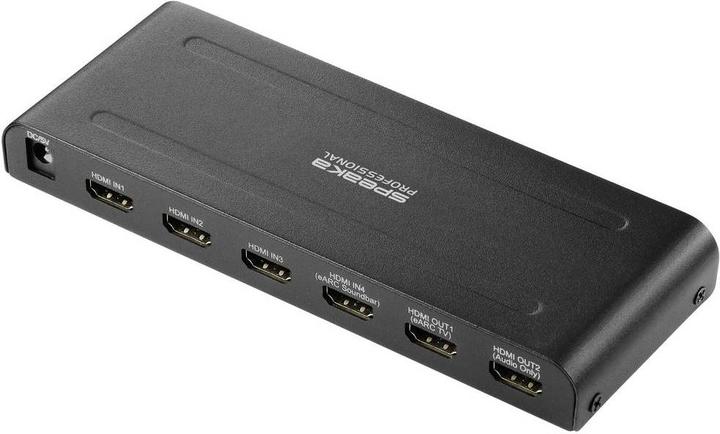 Produktbild SpeaKa Professional SP-HDA-550 4 Port HDMI-Switch ARC (Audio Return Channel) 409
