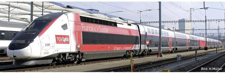 Produktbild Lemke KATO by K101762 N Triebzug TGV Duplex Lyria, 10-tlg. der SNCF (Spur N)