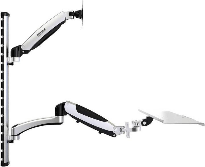 Immagine prodotto SpeaKa Professional SP-MM-730 Supporto a parete per monitor a 1 gancio 33,0 cm (13") - 68,6 c (Muro, 32.01")