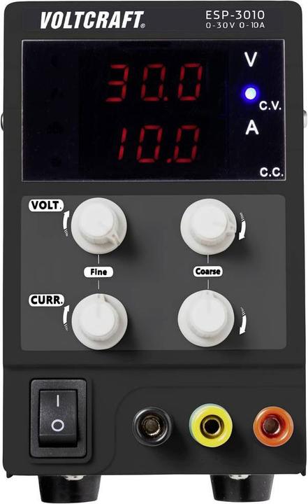 Image du produit Voltcraft ESP-3010 Alimentation de laboratoire, réglable 0 - 30 V/DC 0 - 10 A 300 W connecteur