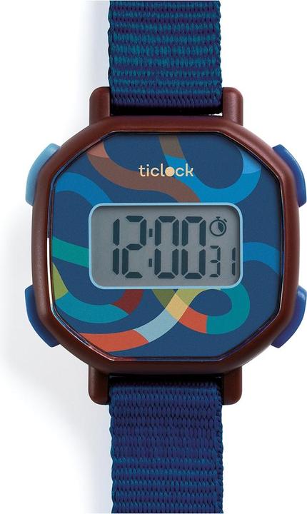 Immagine prodotto Djeco Orologio da polso digitale Volute blu