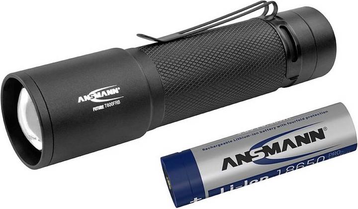 Image du produit Ansmann T600FRB Lampe de poche LED à piles, alimentée par batterie 620 lm 27 h 1 (12.20 cm, 620 lm)