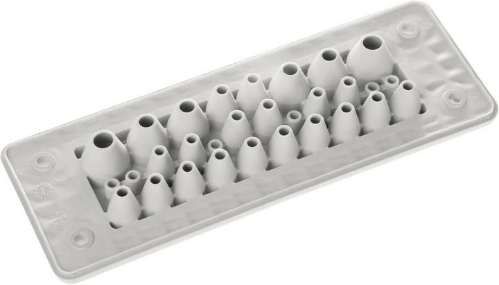 Immagine prodotto Trelleborg MH-24 F 30-3 GRIGIO CHIARO UL94 V-0 IP65 TPE Boccola a vite piastra (Foro cavo, 15.40 cm)