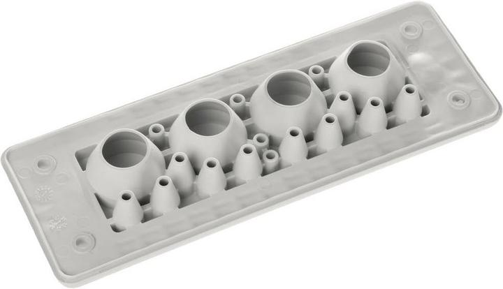 Immagine prodotto Trelleborg MH-24 F 19-1 GRIGIO CHIARO UL94 V-0 IP65 TPE Bussola a vite piastra (Foro cavo, 15.40 cm)