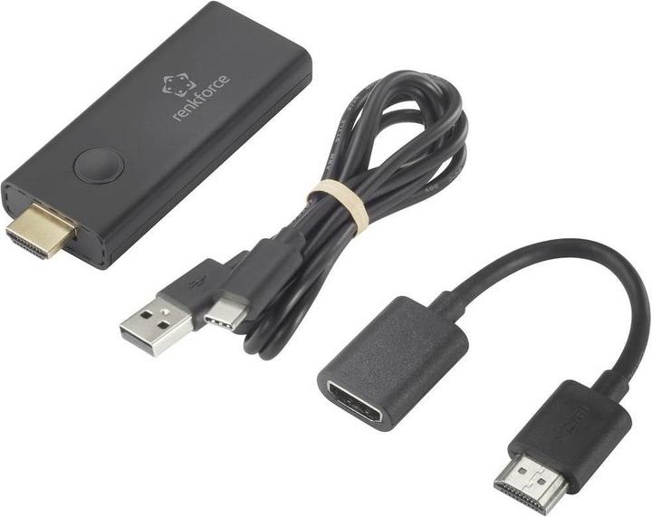 Produktbild Renkforce RF-SSD-300 HDMI® HDMI-Funkübertragung (Empfänger) 20 m (0.09 m)