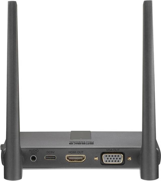 Actual product image SpeaKa Professional SP-WTR-400 HDMI radio transmission (set) 30 m 2.4 GHz, 5 GHz 19 (30 m, Audio return channel)