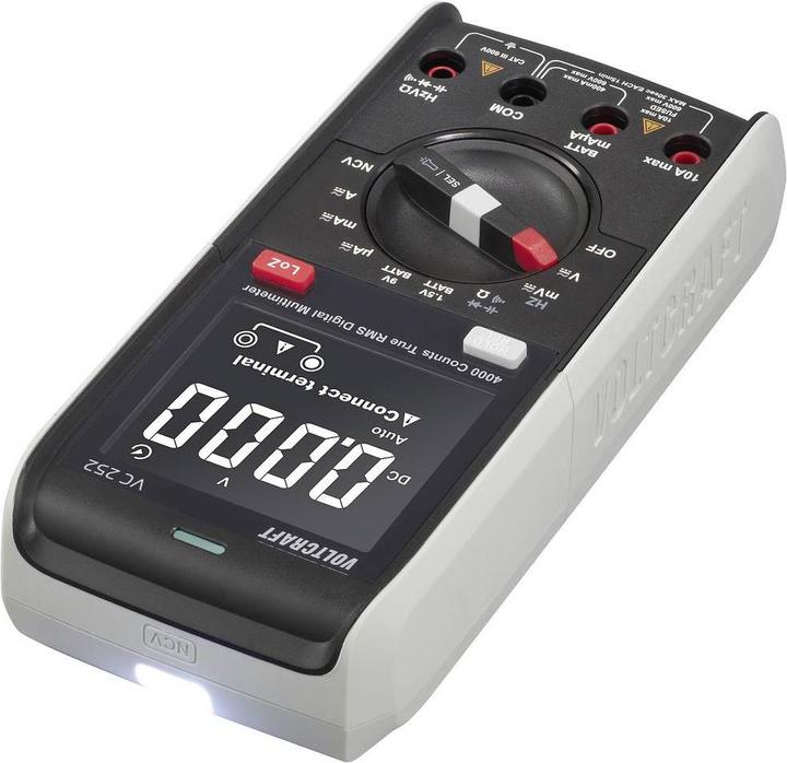 Immagine prodotto Voltcraft VC252 Multimetro portatile digitale CAT III 600 V Display (conteggi): 4000 (CAT III 600V)