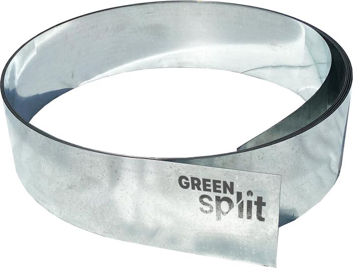 Actual product image Green Split Lawn edging strip metal aluminium/zinc 10 m 15 m 15 cm or 20 cm or 25 cm (1500 cm)