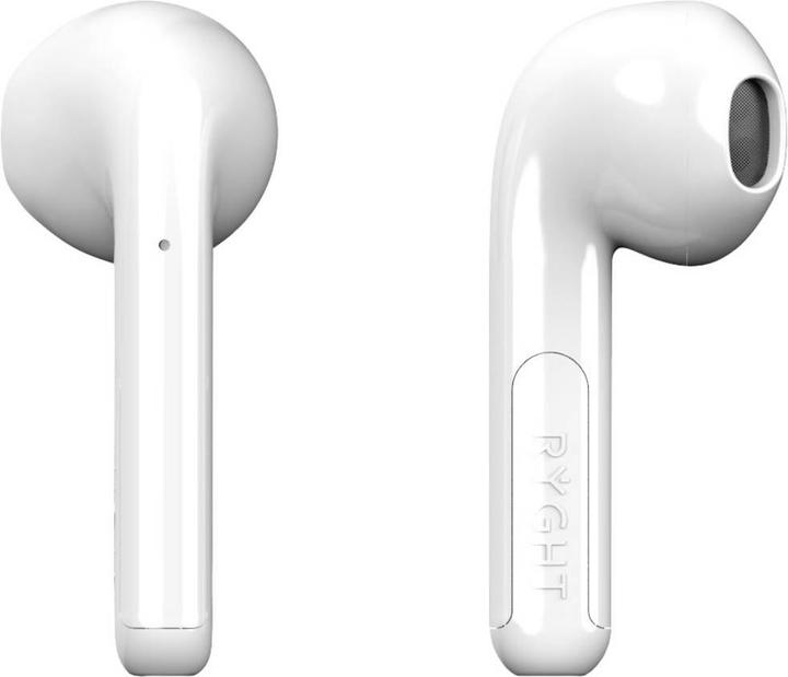 Produktbild Ryght WAYS2 In Ear Headset Bluetooth® Stereo Weiss Batterieladeanzeige, Headset, Ladecase, Touch-St (25 h, Kabellos)