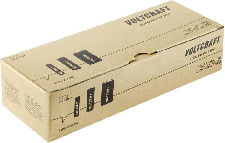 Image du produit Voltcraft Pile alcaline (40 pcs, AA, AAA, 9V Block, 3000 mAh)