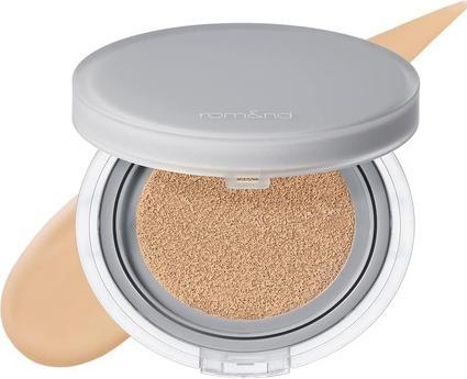 Rom&Nd Nu Zero Cushion Long Lasting High Coverage Semi Matte Finish 04 Beige 23 - Korean Cushion Fou (04 beige23)