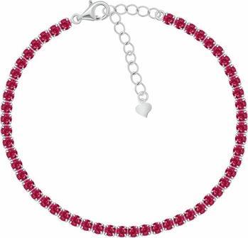 Brilio Silver - Silver chain bracelet Lambada CN008W - Length: 17 cm (17 cm)