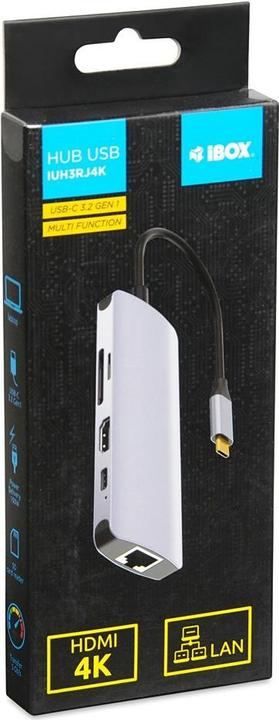 Actual product image iBox IUH3RJ4K (USB-C, 7 Ports)