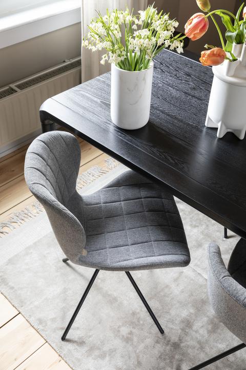 Image du produit Zuiver Table Storm 160x90 Black (160 x 90 x 76 cm)