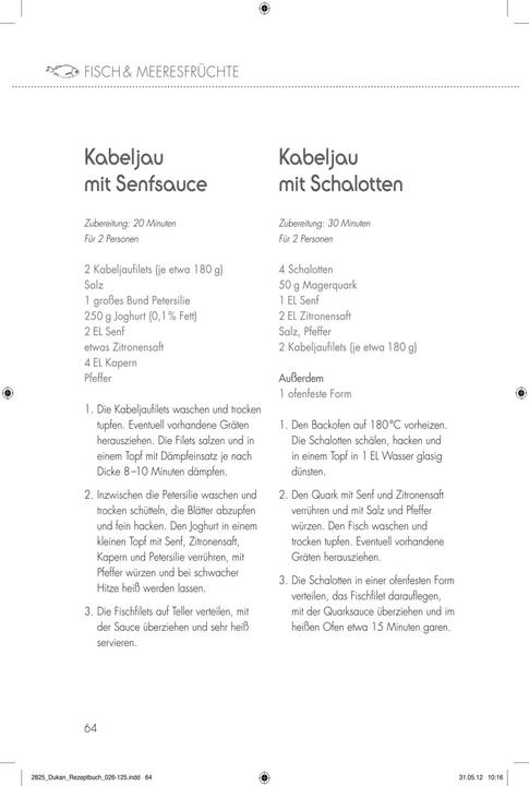 Produktbild Das Dukan Diät Kochbuch (Deutsch, Pierre Dukan, 2023)