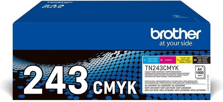 Actual product image Brother TN-243 Multipack (C, M, Y, BK)
