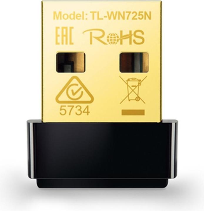 Actual product image TP-Link TL-WN725N, Wireless N Nano (USB 2.0)