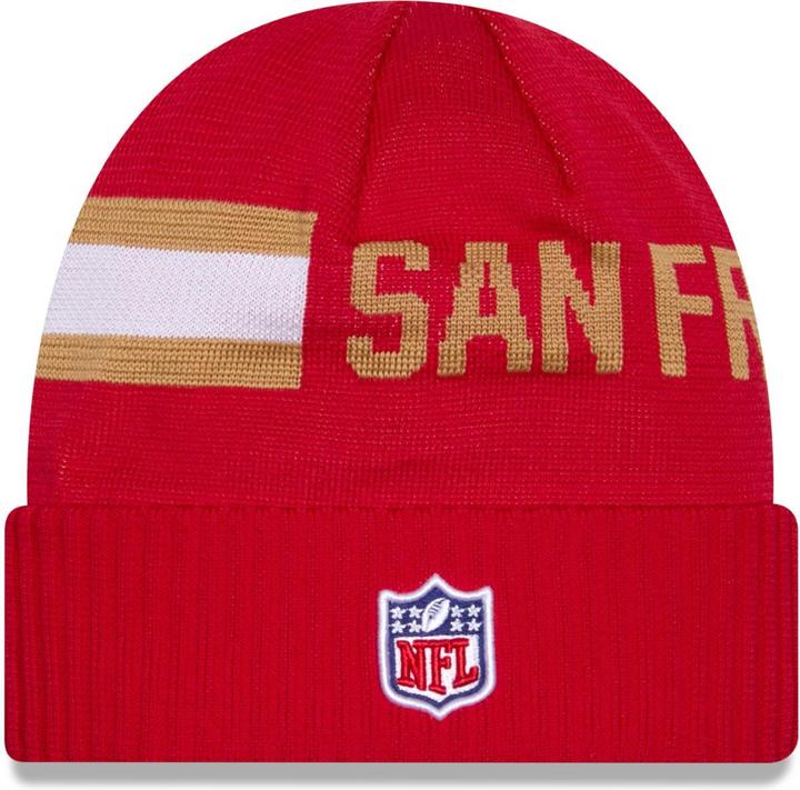 Actual product image New Era NFL Sideline Tech Knit Cap - San Francisco 49Ers