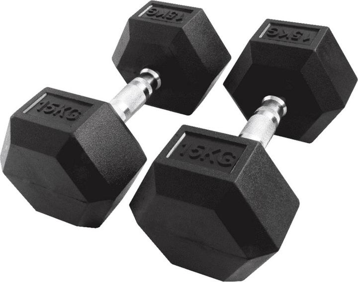 Image du produit Gladiatorfit Hex Dumbell (1 x 15 kg)