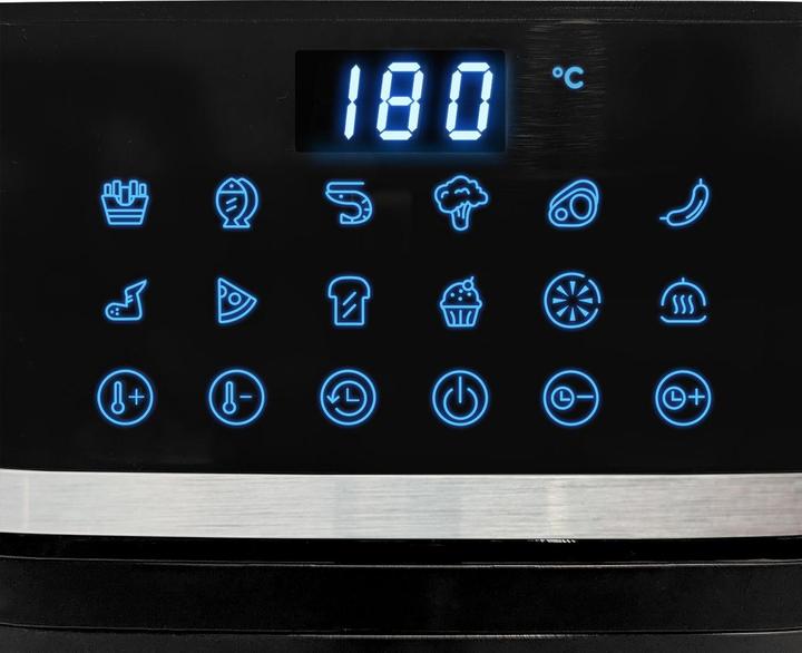 Actual product image Casativo Heissluftfritteuse mit 11 Koch-Programmen, 6,5 l, inkl. Silikonform, 1600 Watt