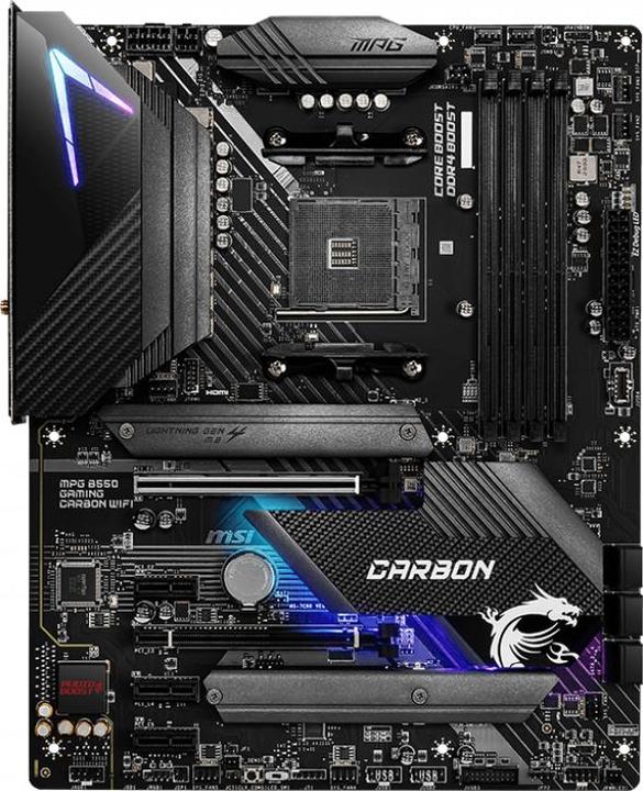 Produktbild MSI Mpg B550 Gaming Carbon Wifi (AM4, AMD B550, ATX)